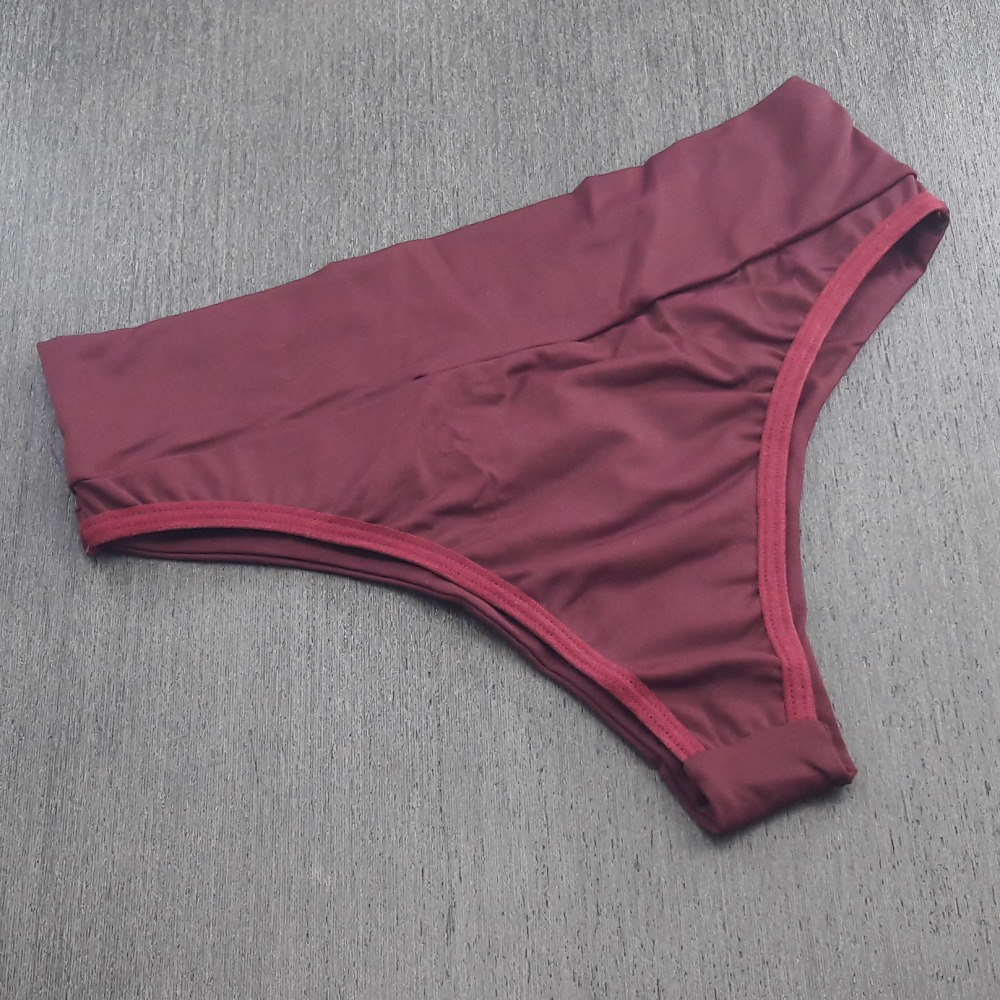 Calcinha Microfibra Cós Duplo e Costas Dupla Vinho Calcinha Microfibra Cós Duplo e Costas Dupla Vinho