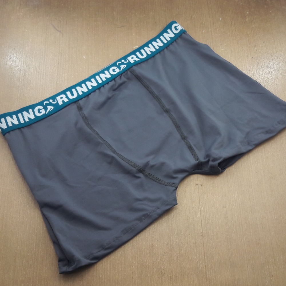Cueca Boxer Poliamida Cinza