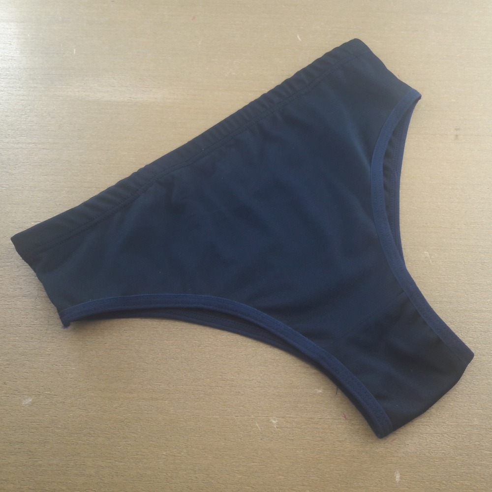 Tanga Bsica Confortvel com Elstico Embutido Azul Marinho