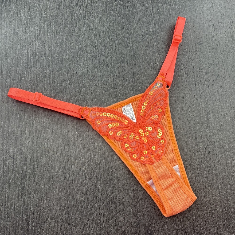 Tanga Borboleta Tecido Canelado Cronos