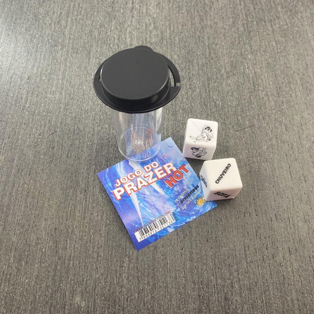 Dados Erticos Jogo do Prazer Hot Diverso ao Cubo Sem Cor