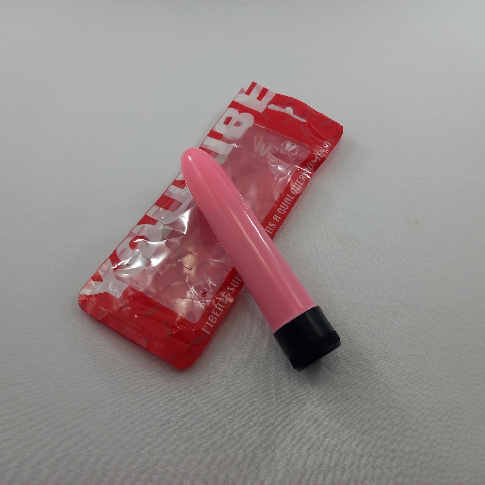 Vibrador Personal 13cm Liso Multivelocidade Rosa