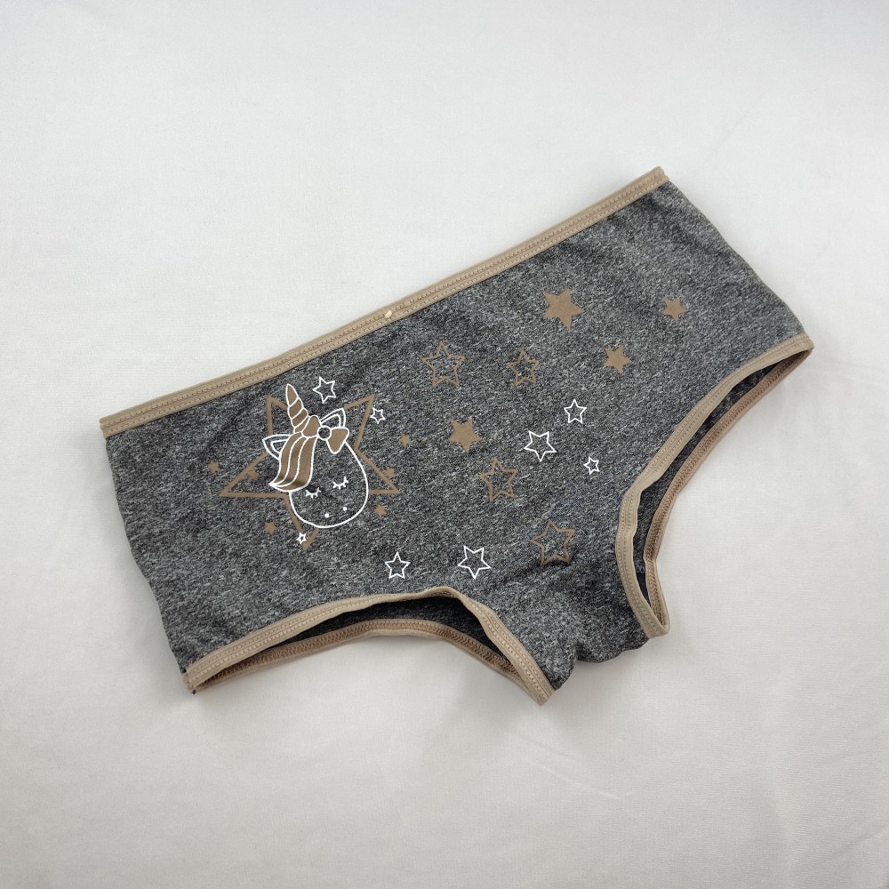 Calolinha Bia Mescla Estampa Silk Vis chocolate/Mescla