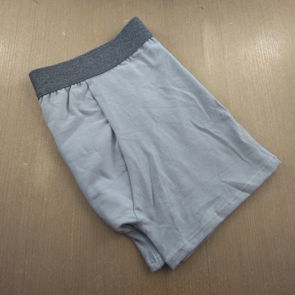 Cueca Boxer de Algodo Cinza