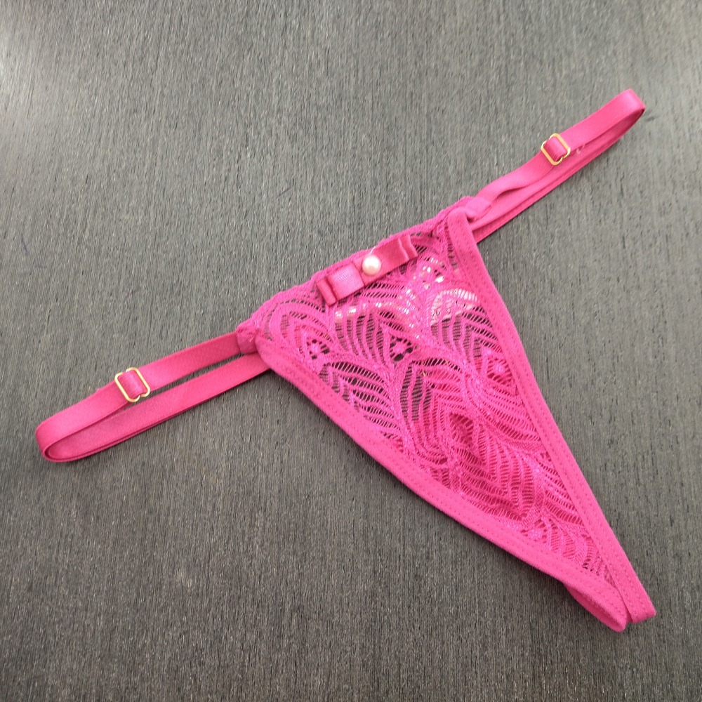 Fio dental Ertico com Prola Rosa Pink