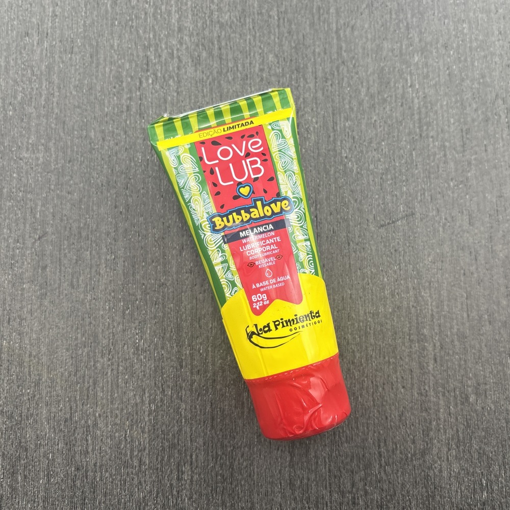 Lubrificante Corporal Love Lub Melancia Beijvel Sem Cor