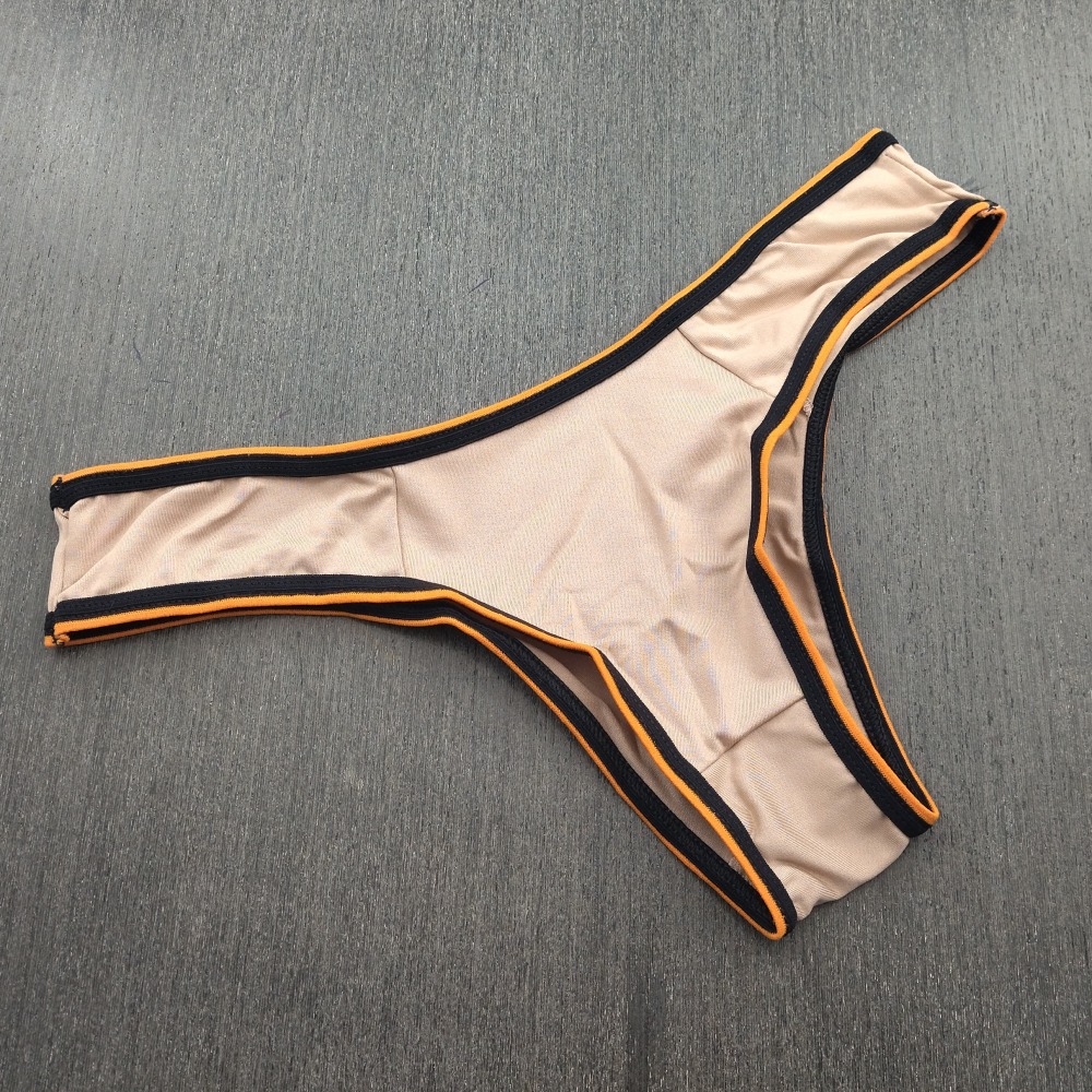 Tanga Mila Chocolate/Preto e Laranja