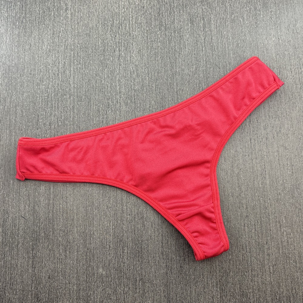 Calcinha Fio Duplo em Microfibra de Poliéster Vermelho Calcinha Fio Duplo em Microfibra de Poliéster Vermelho