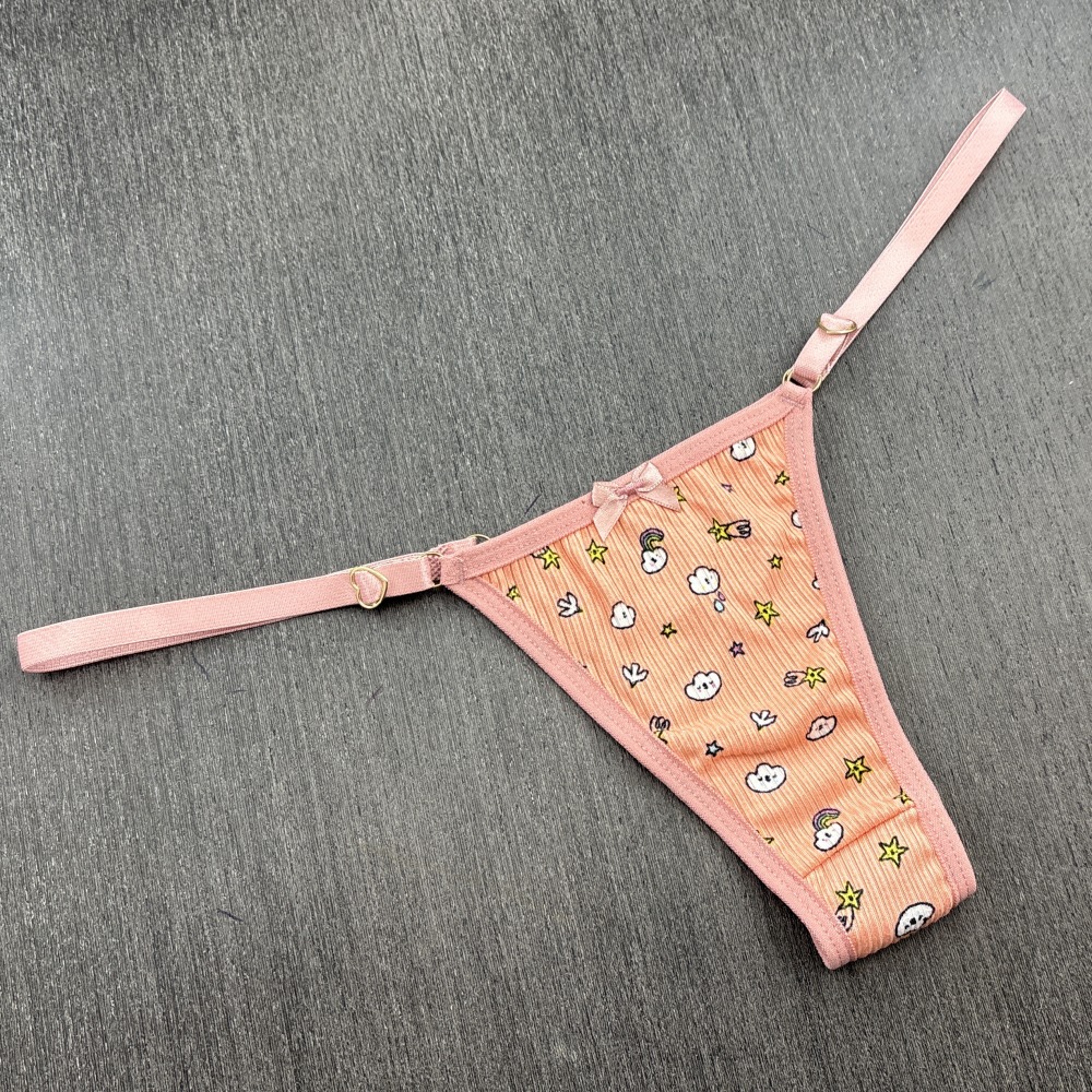 Tanga Fio Estampada Romance/Estampas Variadas