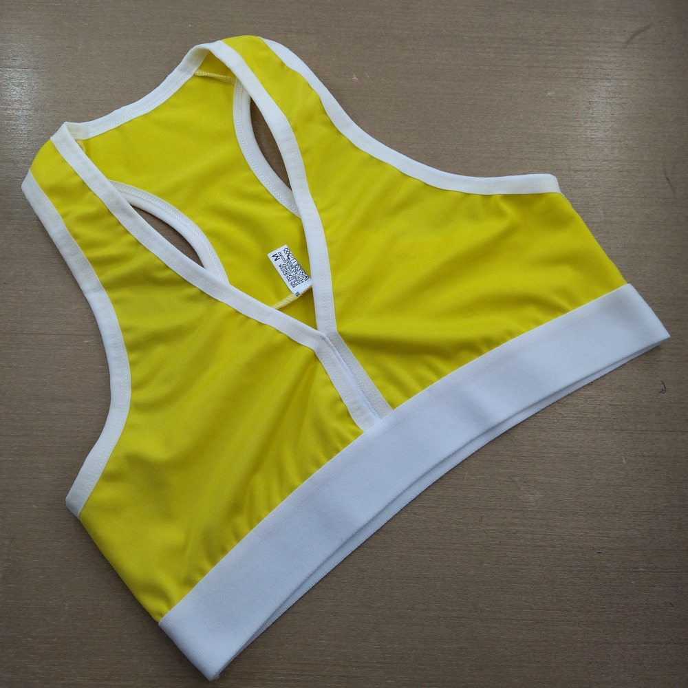 Top Liso Sem Bojo Amarelo