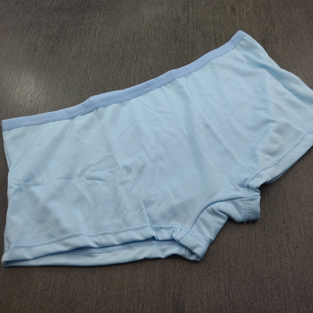 Calcinha Cueca Feminina Tipo Shortinho Azul Beb