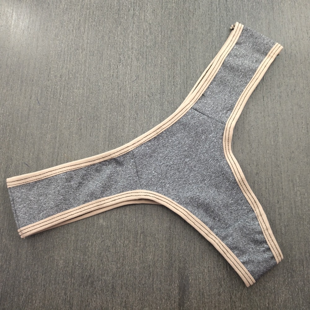 Tanga Bsica em Polister Vis Chocolate/ Mescla