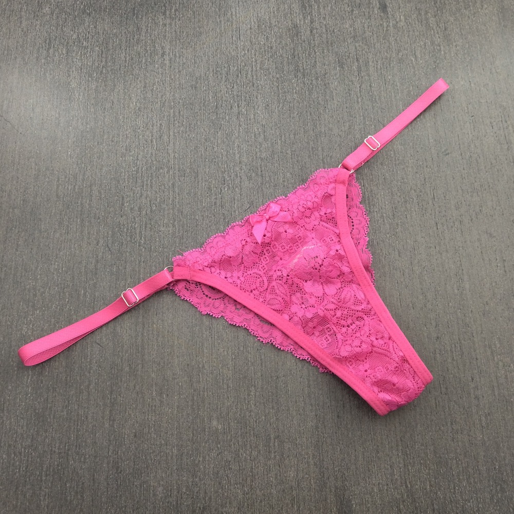 Tanga Renda Bicolor Pink