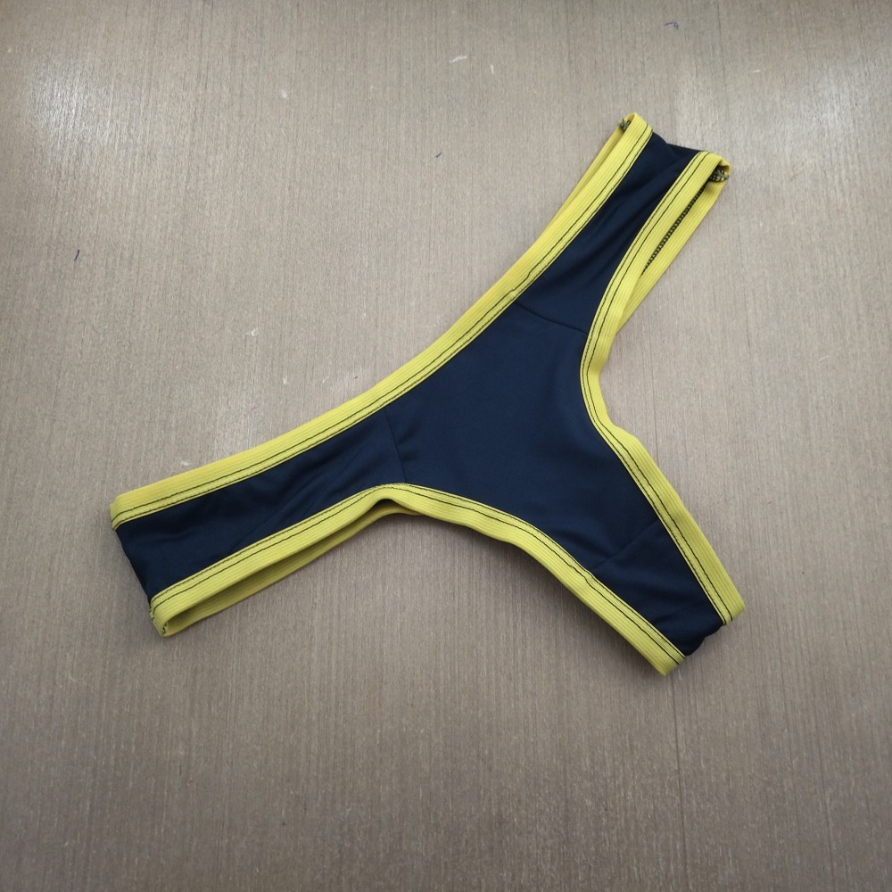Tanga Bsica em Polister Vis Amarelo/ Preto