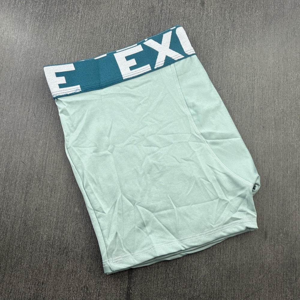 Cueca Boxer Adulto Lisa Erva Doce