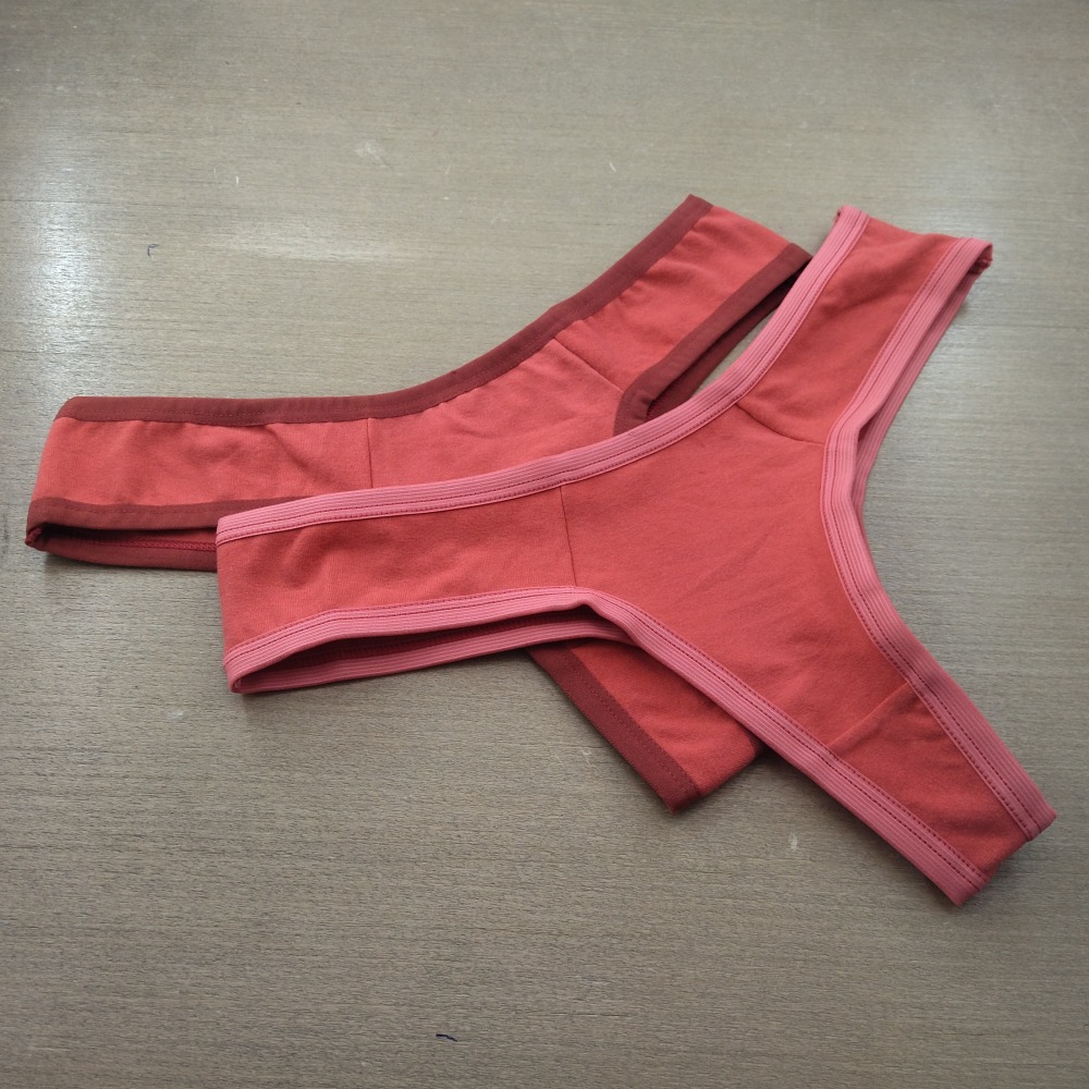 Tanga Fio Cotton Lisa Coral