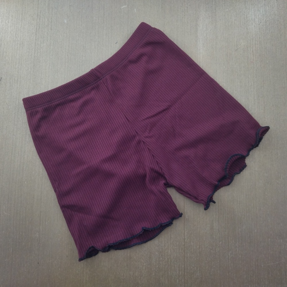 Short Chuleado Infantil Vinho