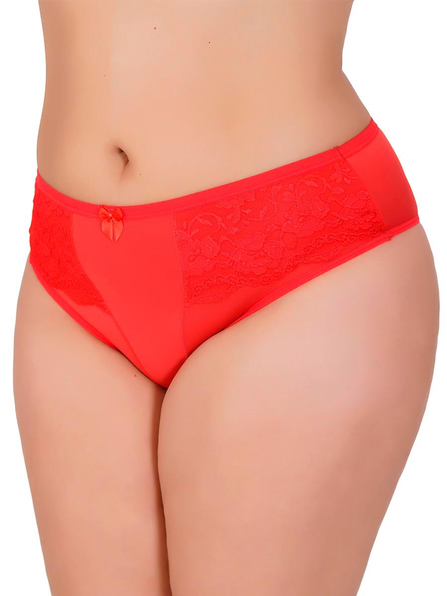 Calola em Microfibra e Renda Plus Size