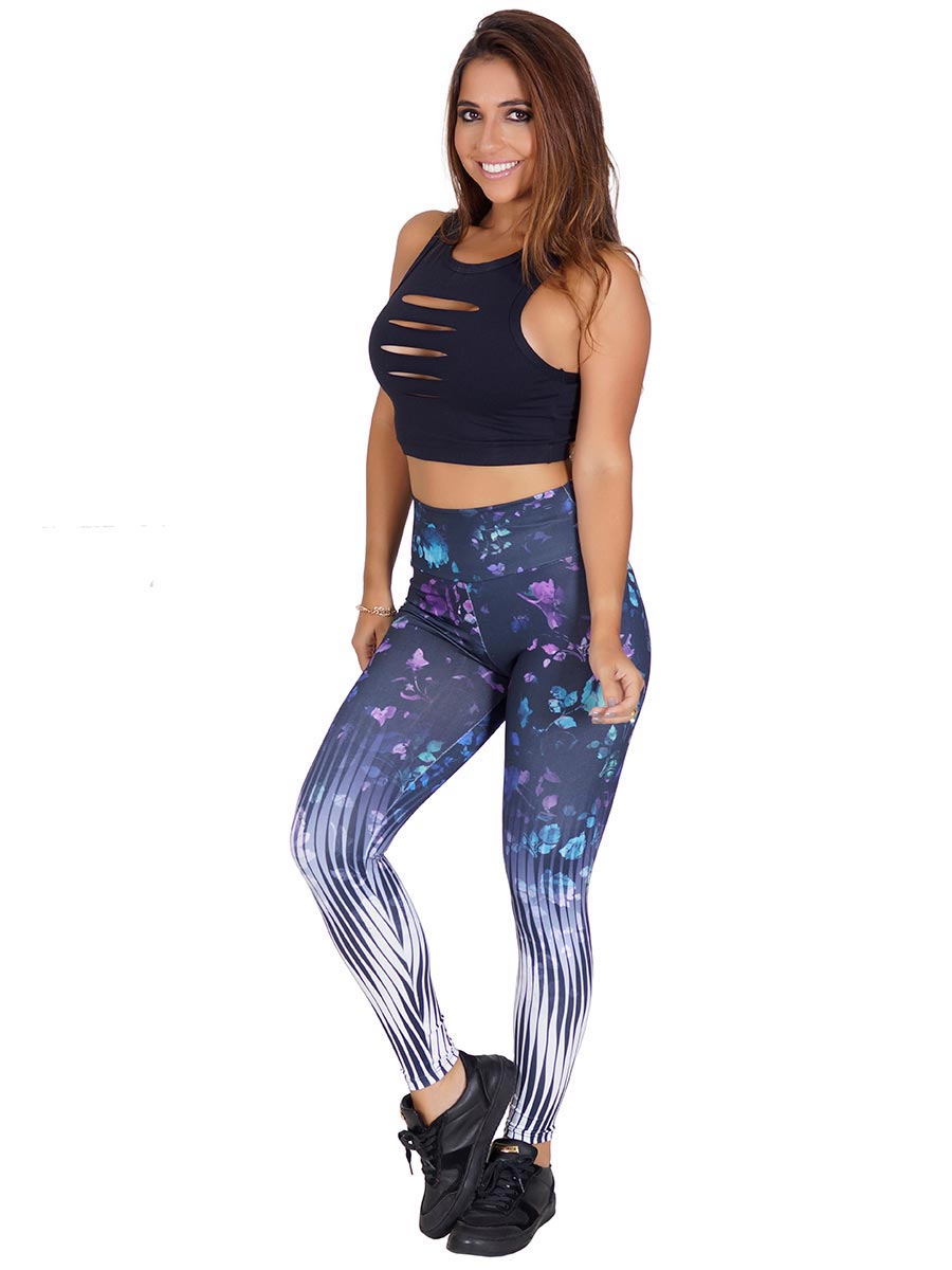 Cala Legging Sublimada Flowers