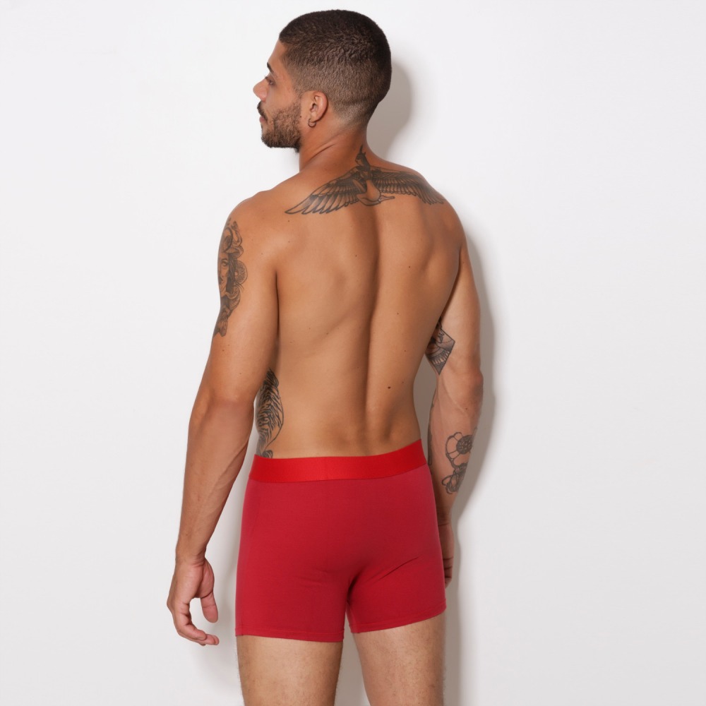 Cueca Boxer Adulto em Algodo Penteado (Cotton Penteado)