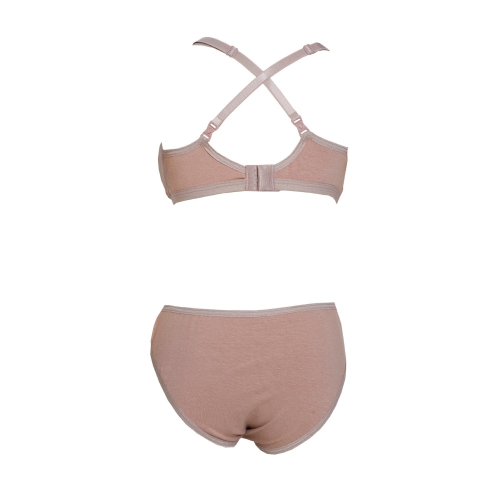 Conjunto Premium Menina Moa 100% Algodo com Bojo Removvel e Alas de Encaixe