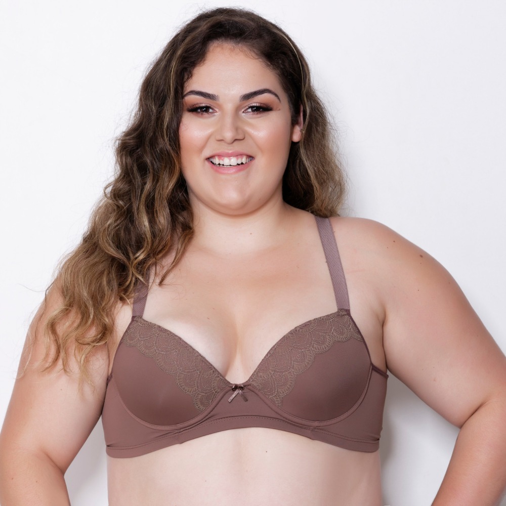 Suti Plus Size Microfibra e Renda