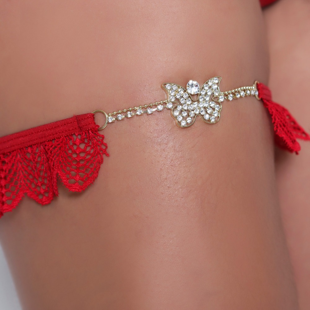 Conjunto Sexy Biju Borboleta 