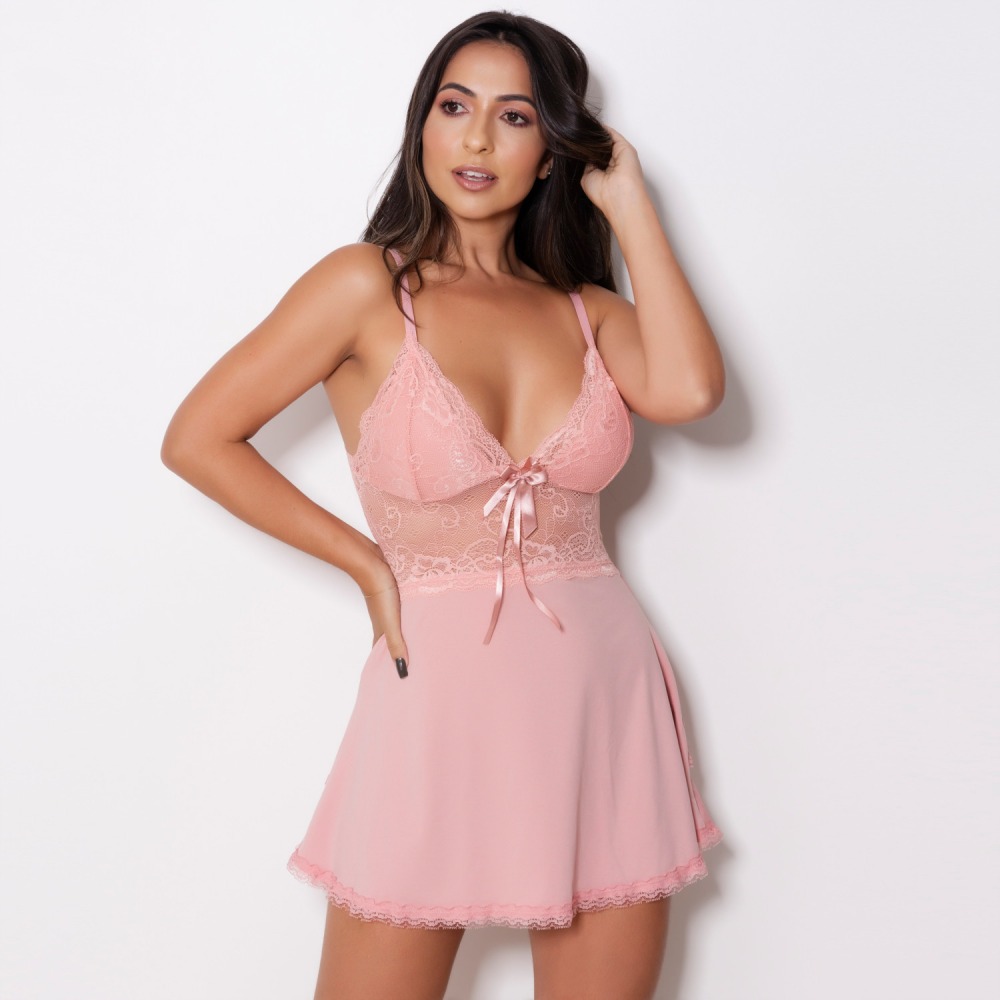 Camisola Luna com Babado Atrs Levanta Bumbum 