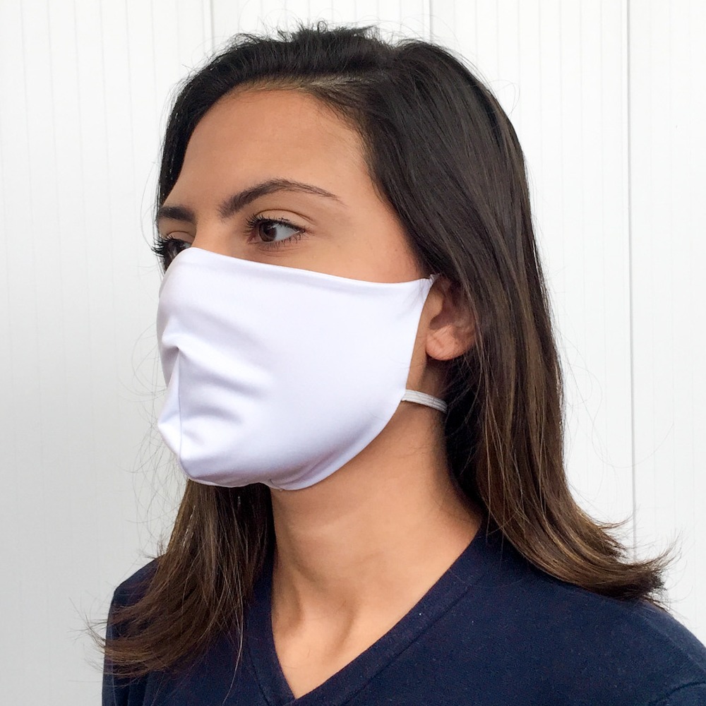 Kit com 5 Mscaras Camada Dupla Elstico Nuca