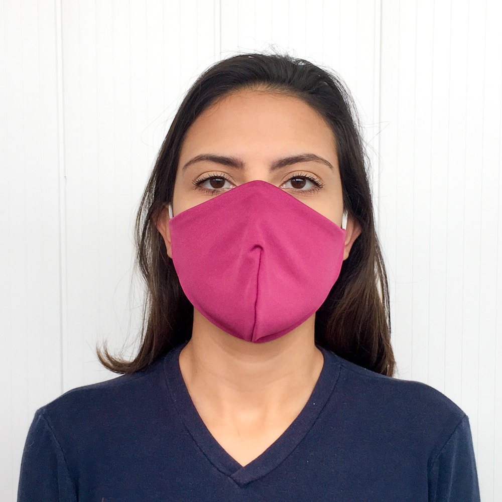 Kit com 5 Mscaras Camada Dupla Elstico Orelha