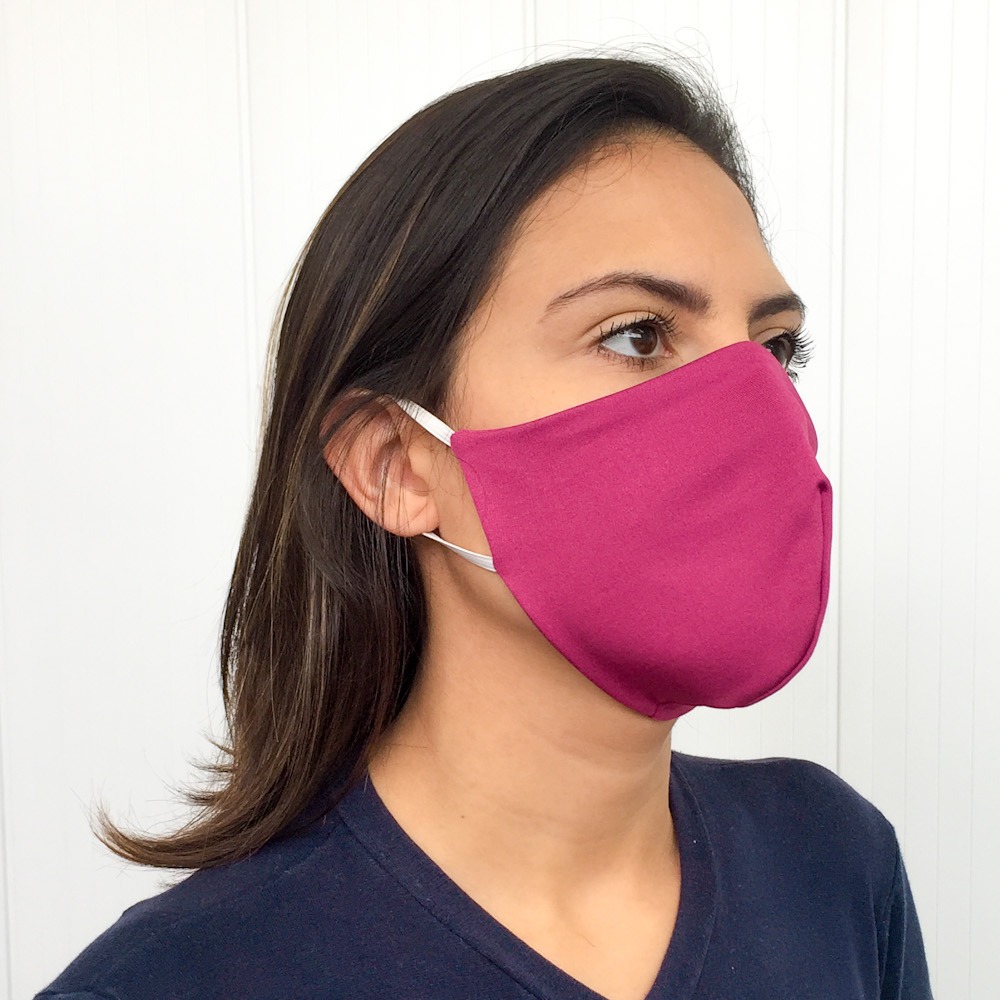 Kit com 5 Mscaras Camada Dupla Elstico Orelha