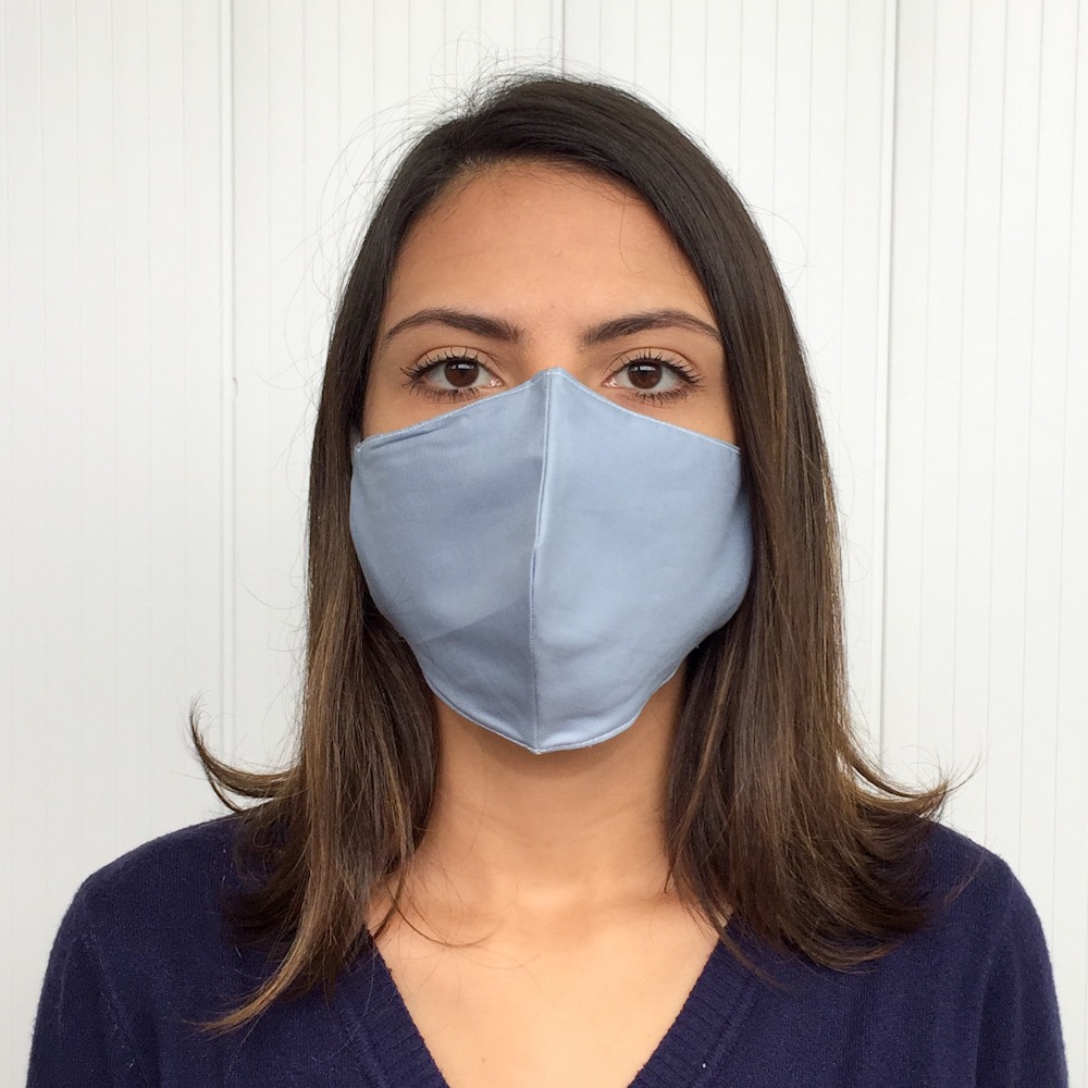 Mscara Colorida em Tricoline Camada Dupla 100% Algodo