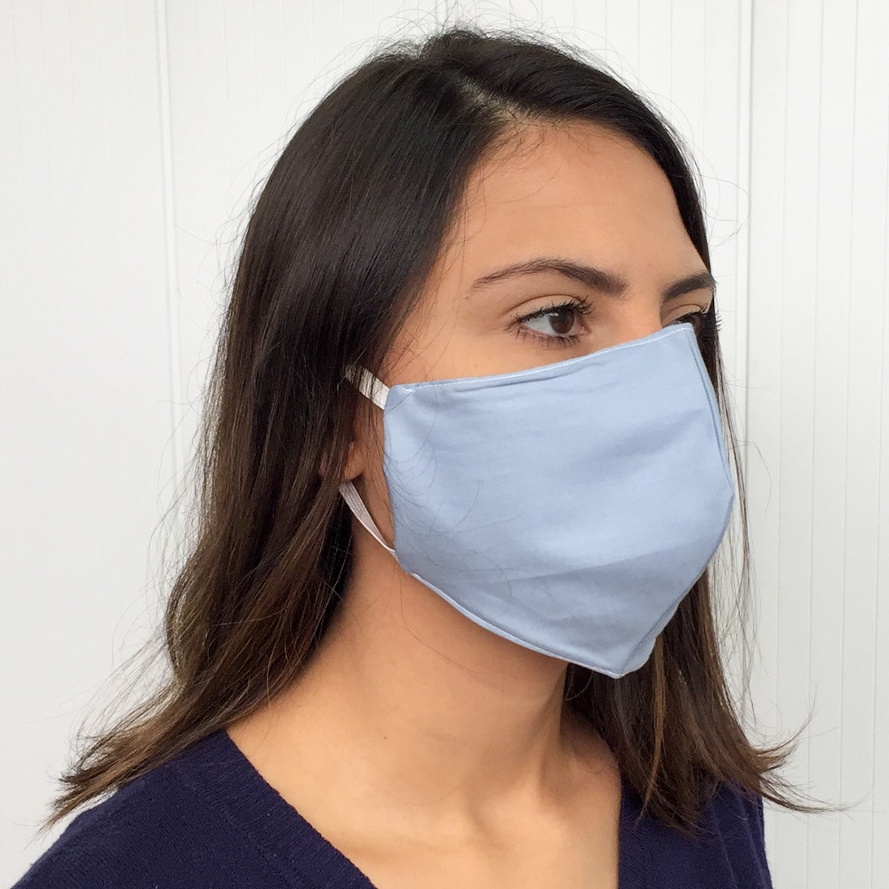 Mscara Colorida em Tricoline Camada Dupla 100% Algodo