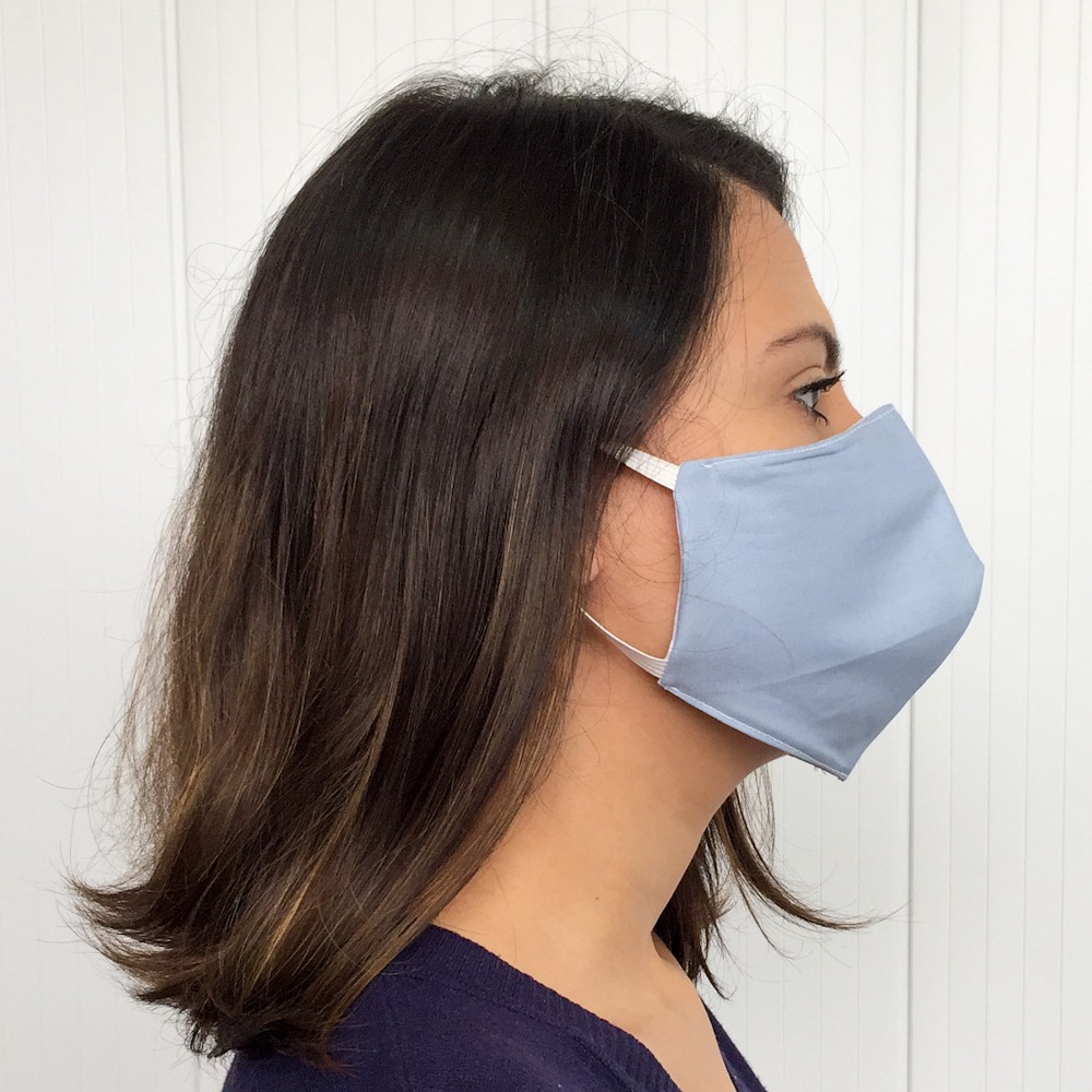 Mscara Colorida em Tricoline Camada Dupla 100% Algodo