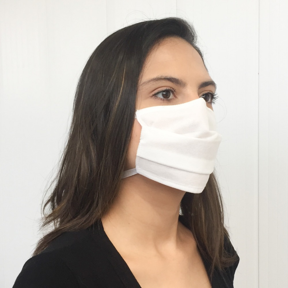 Kit com 50 Mscaras de TNT Tripla - Descartvel (3000)