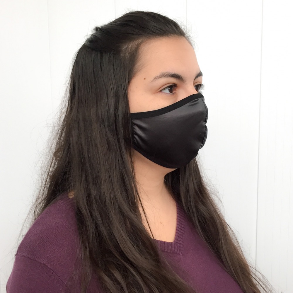 Kit com 2 Mscaras Camada Dupla Tecido Brilhoso