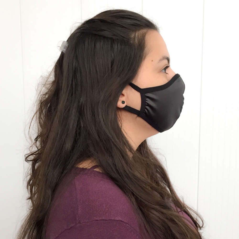 Kit com 2 Mscaras Camada Dupla Tecido Brilhoso