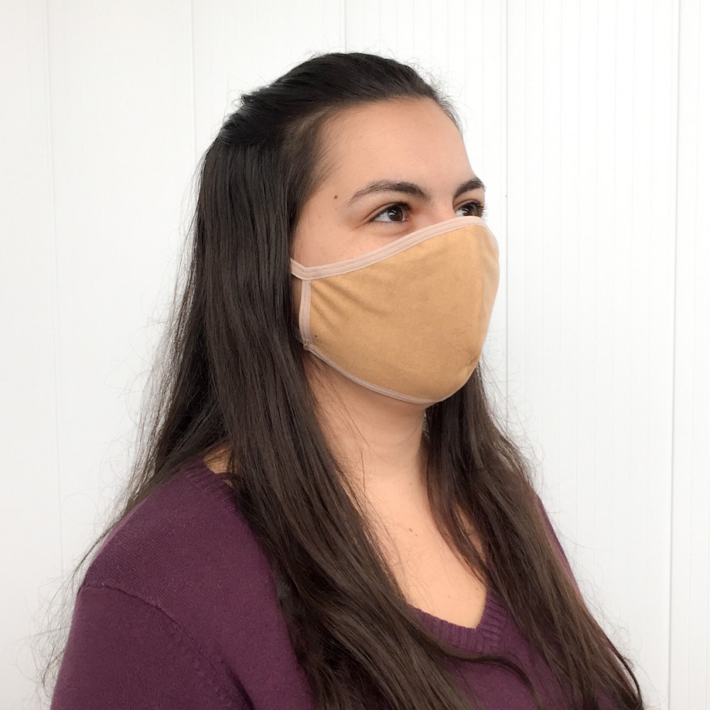 Kit com 3 Mscaras Camada Dupla Tecido Camura