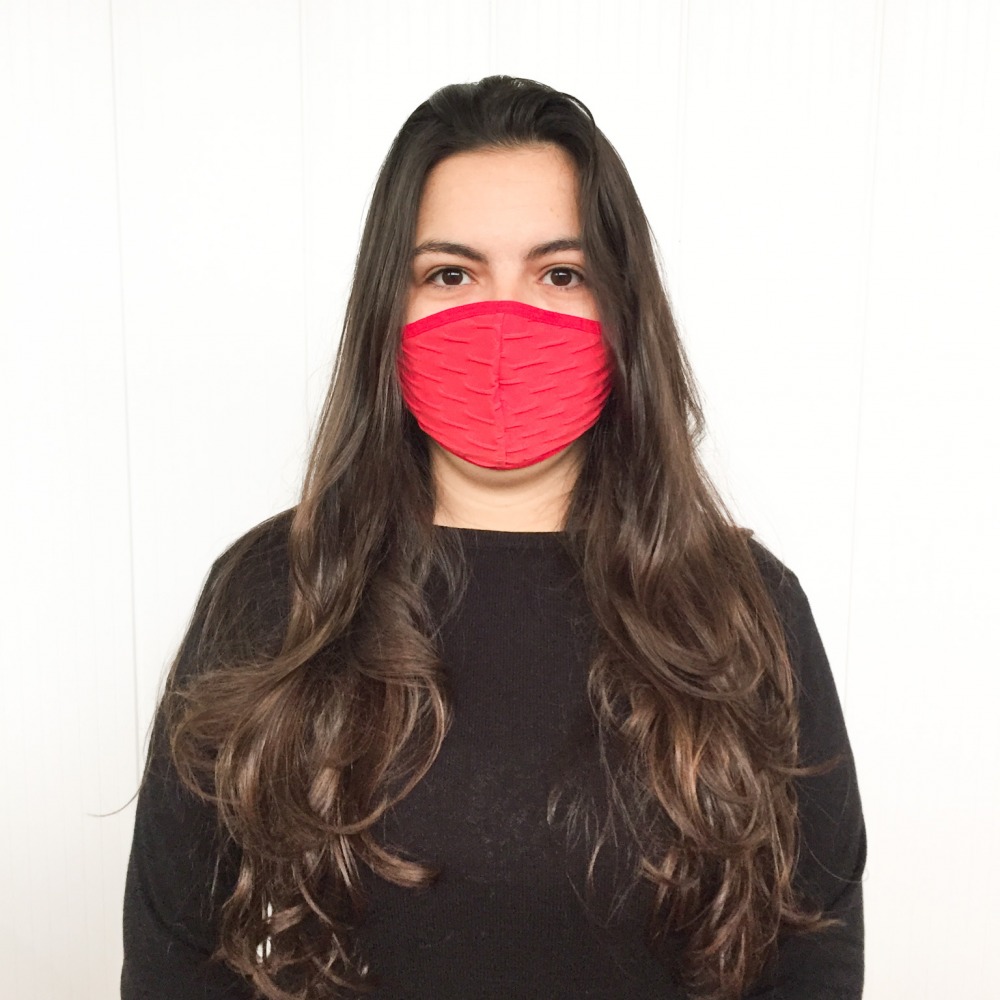 Kit com 4 Mscaras em Tecido De Microfibra com Camada Dupla