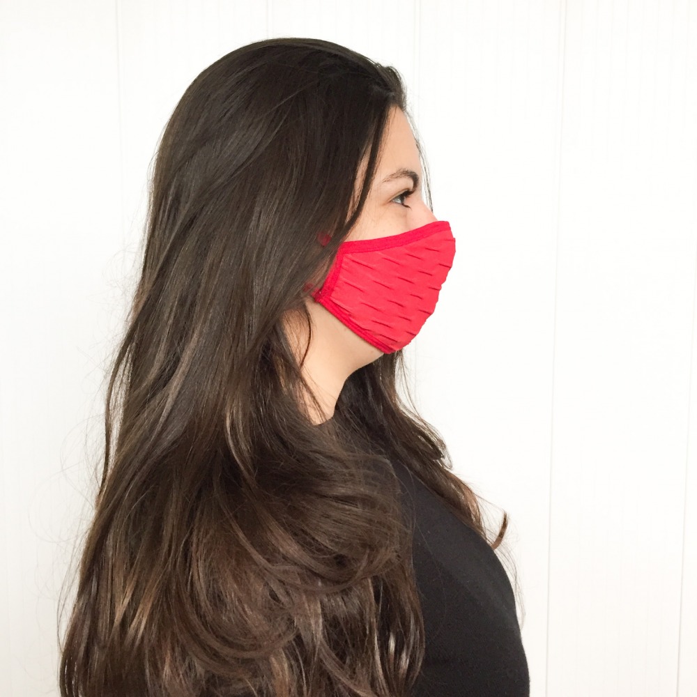 Kit com 4 Mscaras em Tecido De Microfibra com Camada Dupla