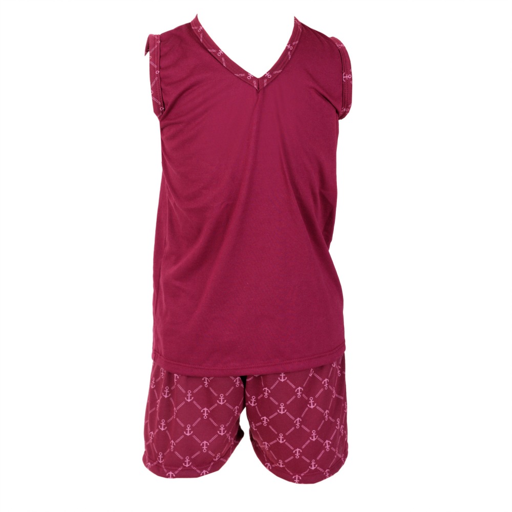 Pijama Infantil Masculino - Camisa lisa
