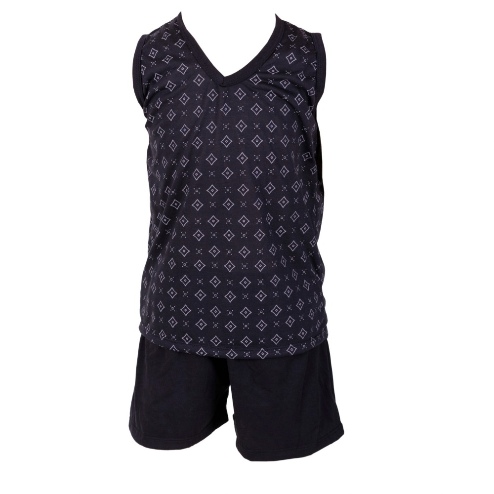 Pijama Infantil Masculino - Camisa Estampada