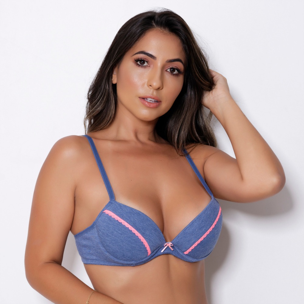 Suti Push Up com Elstico de Rendinha