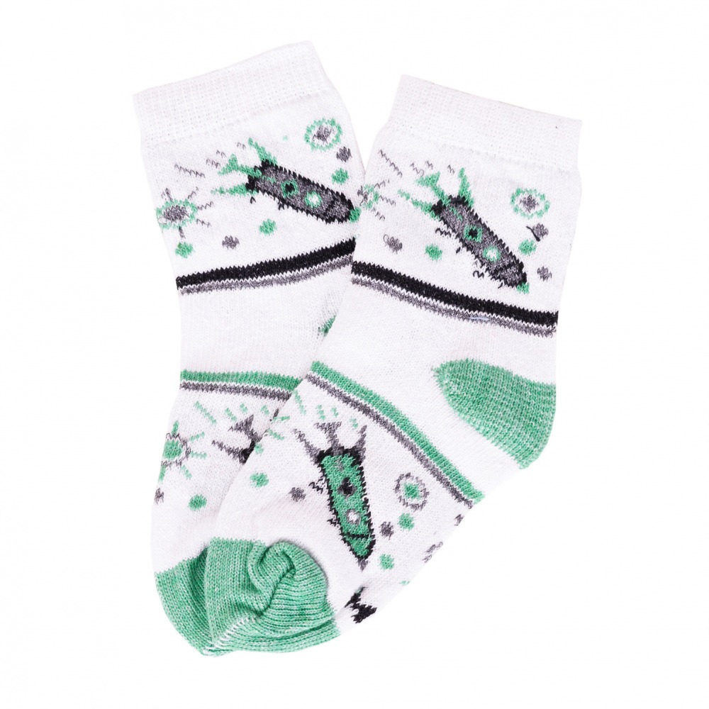 Kit com 3 Pares Meia Infantil Masculina