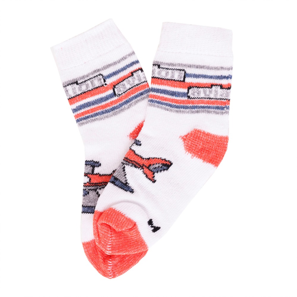 Kit com 3 Pares Meia Infantil Masculina