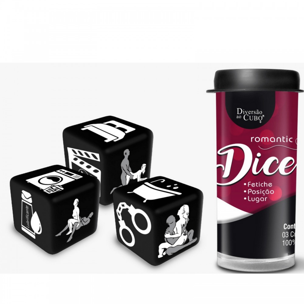 Dados Erticos Romantic Dice 3 Unidades
