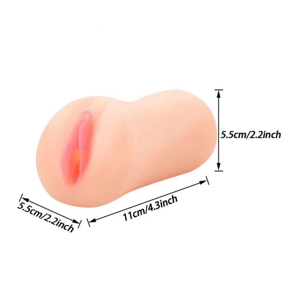 Masturbador Masculino com Formato de Vagina em Cyberskin