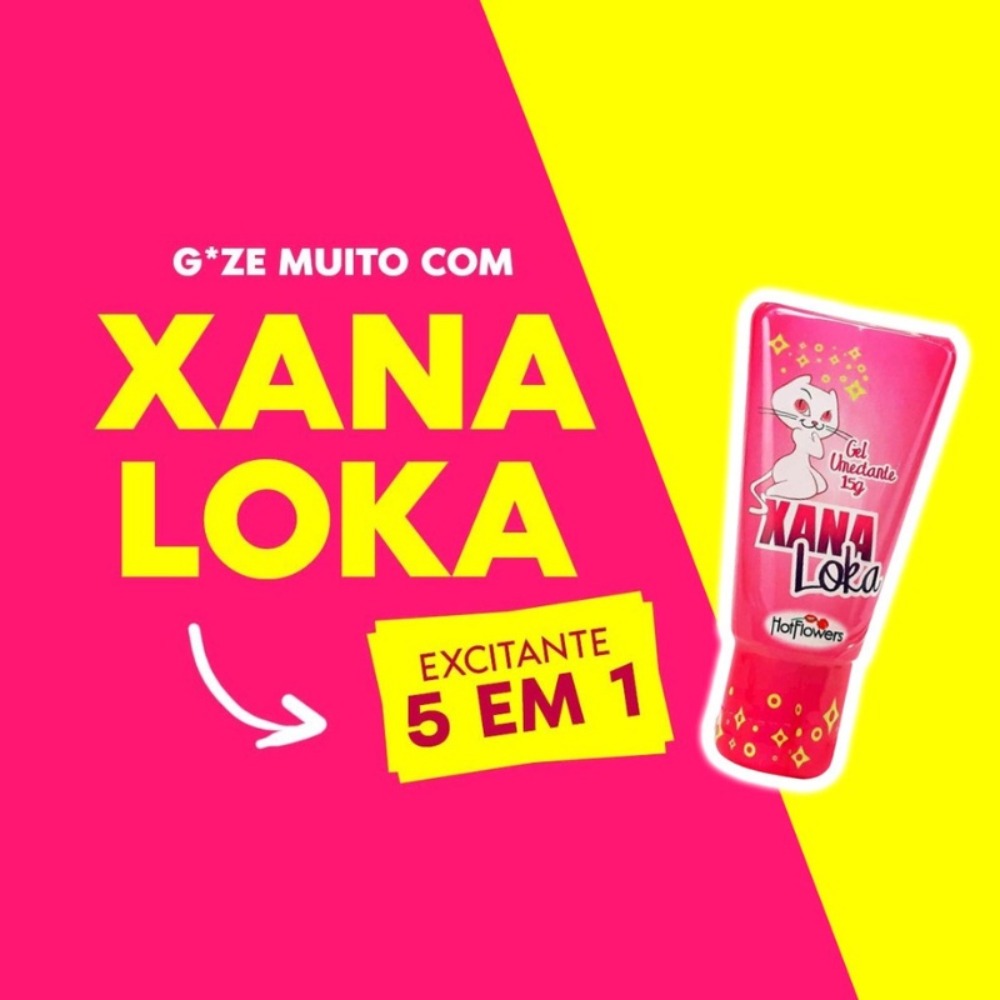 Xana Loka Excitante Feminino 15g Linha Brasileirinhos Hot Flowers