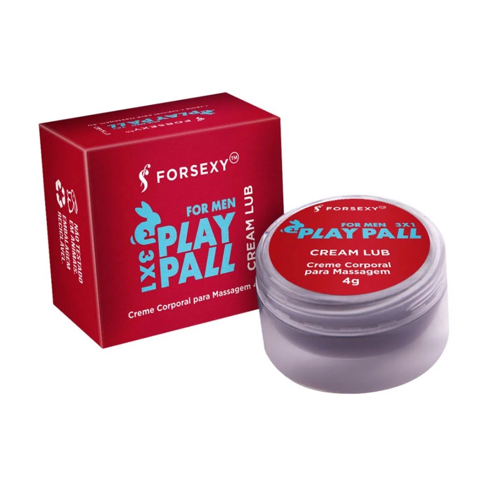 Play Pall Creme Excitante Masculino