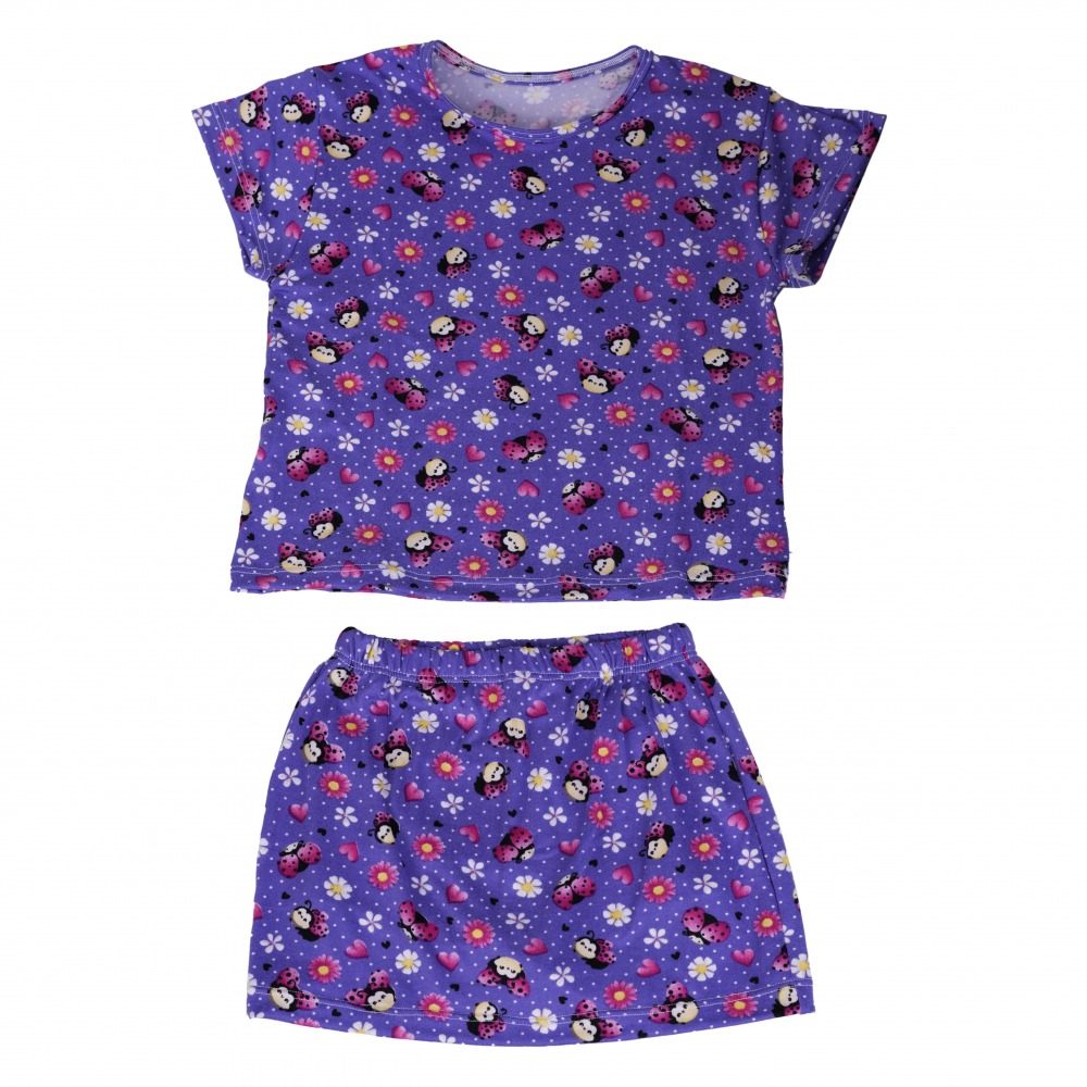 Conjunto Baby Short Saia